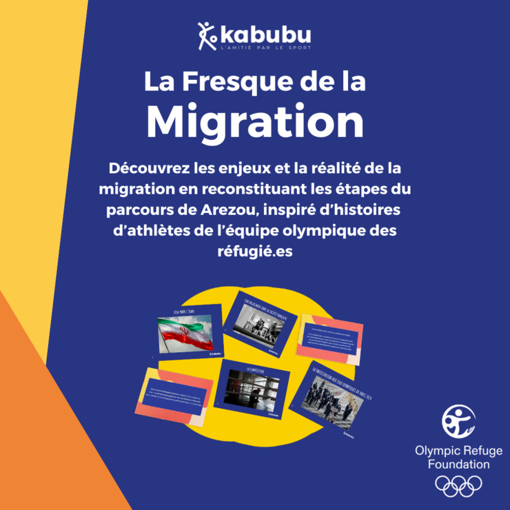 Participe à la fresque de la migration avec Kabubu !